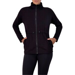 Gaiam Black Zip up Activewear Jacket